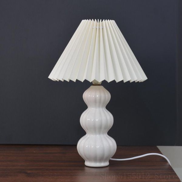 table lamps creative ceramic ins lamp living room bedroom bedside pleated lampshade light home decor lighting luminaires
table lamps creative ceramic ins lamp living room bedroom bedside pleated lampshade light home decor lighting luminaires