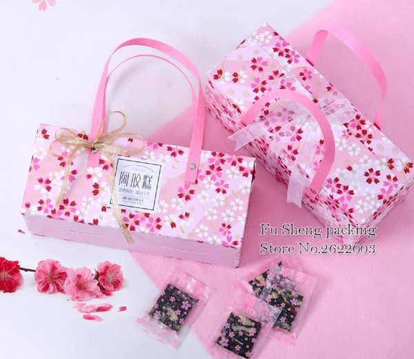 gift wrap 24.5x9.5x10cm cherry blossoms boxes with handle, flower paper chocolate cake box,homemade products and candy,gift packing
gift wrap 24.5x9.5x10cm cherry blossoms boxes with handle, flower paper chocolate cake box,homemade products and candy,gift packing