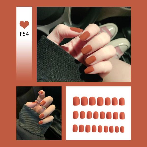 24pcs matte wear short paragraph fashion manicure patch false nails save time wearable nail butt666 art kits
24pcs matte wear short paragraph fashion manicure patch false nails save time wearable nail butt666 art kits