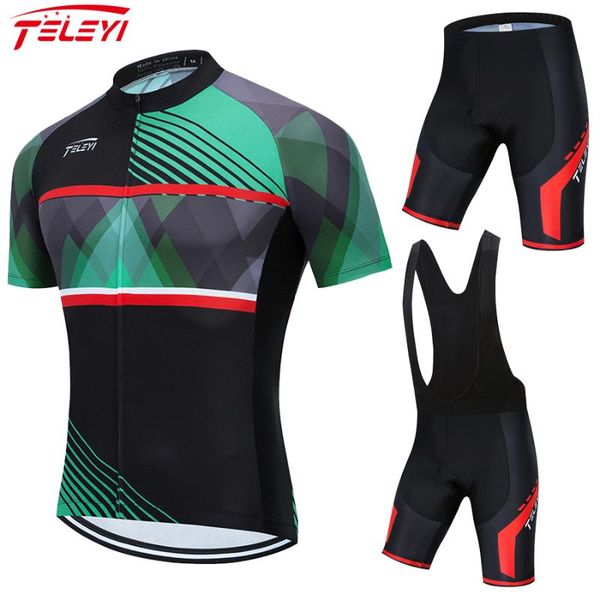 racing sets 2021 teleyi pro team cycling jersey set green sport clothing man quick dry mtb bike suit road bicycle wear, Black;blue
racing sets 2021 teleyi pro team cycling jersey set green sport clothing man quick dry mtb bike suit road bicycle wear, Black;blue