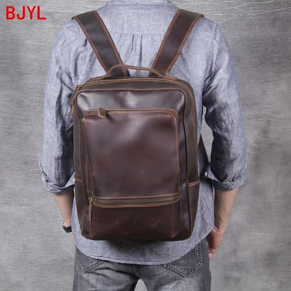 backpack vintage leather men's handmade suede travel shoulder bag male computer backpacks original
backpack vintage leather men's handmade suede travel shoulder bag male computer backpacks original