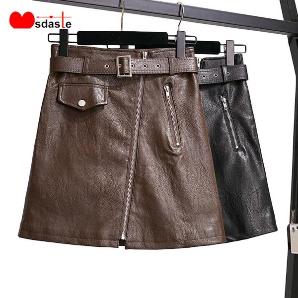 skirts pu for women 2021 spring autumn wear a-line black khaki leather with belt s - 2xl lady short skirt
skirts pu for women 2021 spring autumn wear a-line black khaki leather with belt s - 2xl lady short skirt
