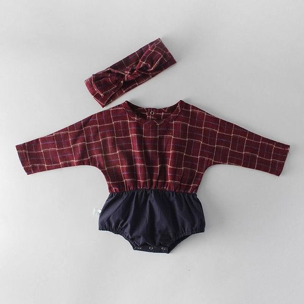 rompers spring baby girl bodysuits plaid long sleeve princess overalls+headband kids clothing 0-2 years e82058 764m, Blue
rompers spring baby girl bodysuits plaid long sleeve princess overalls+headband kids clothing 0-2 years e82058 764m, Blue