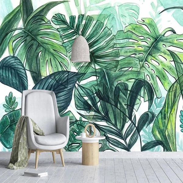 wallpapers custom 3d retro hand painted banana leaf wallpaper green leaves modern pastoral painting living room bedroom murals waterproof
wallpapers custom 3d retro hand painted banana leaf wallpaper green leaves modern pastoral painting living room bedroom murals waterproof