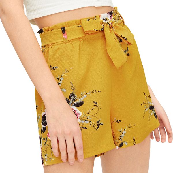 ladies skirt shorts women fashion summer floral print bow bandage casual trouser spodenki damskie pantalones cortos short feminino, White
ladies skirt shorts women fashion summer floral print bow bandage casual trouser spodenki damskie pantalones cortos short feminino, White