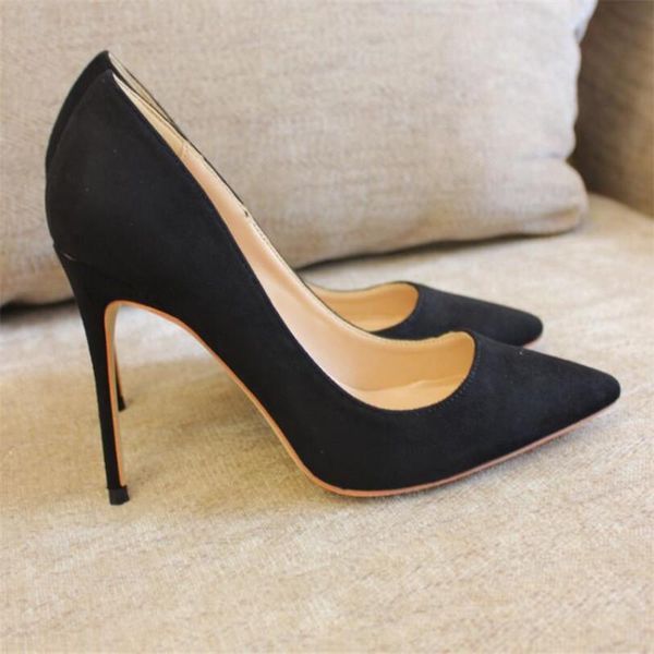 dress shoes fashion women pumps black suede real leather pointy toe high heels size33-43 12cm 10cm 8cm party
dress shoes fashion women pumps black suede real leather pointy toe high heels size33-43 12cm 10cm 8cm party