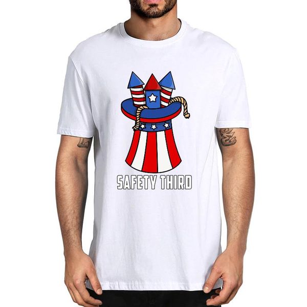 men's t-shirts cotton 4th of july patriotic fireworks safety third independence celebration summer novelty t-shirt harajuku tee, White;black
men's t-shirts cotton 4th of july patriotic fireworks safety third independence celebration summer novelty t-shirt harajuku tee, White;black