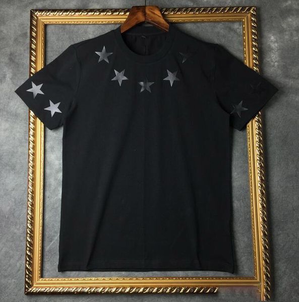 men's polo t shirt sweatshirt summer designer apparel men t-shirts short sleeves black 100% cotton white motorcycle style five pointed, White;black
men's polo t shirt sweatshirt summer designer apparel men t-shirts short sleeves black 100% cotton white motorcycle style five pointed, White;black