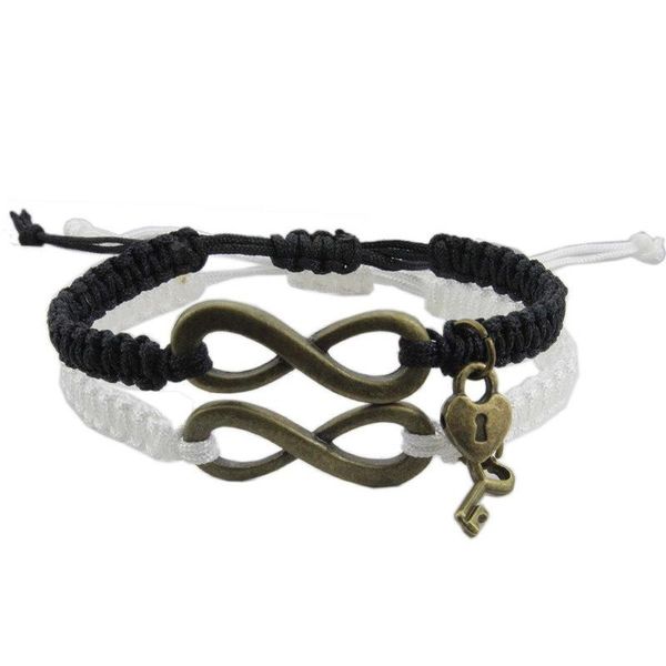 charm bracelets two pairs of diy handwoven 8-word in european and american styles, Golden;silver
charm bracelets two pairs of diy handwoven 8-word in european and american styles, Golden;silver