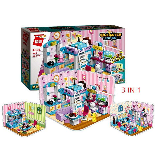 194pcs friends building blocks sets castle house bedroom kitchen 3 in 1 deform diy bricks brinquedos educational toys for girls
194pcs friends building blocks sets castle house bedroom kitchen 3 in 1 deform diy bricks brinquedos educational toys for girls