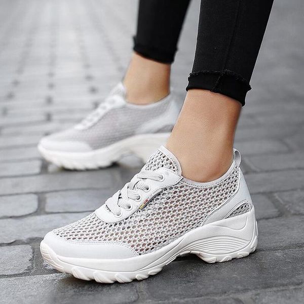 dress shoes women summer pumps chunky mid heels wedges soft woman breathable mesh sneakers lace up female mujer sapato feminino d1175, Black
dress shoes women summer pumps chunky mid heels wedges soft woman breathable mesh sneakers lace up female mujer sapato feminino d1175, Black