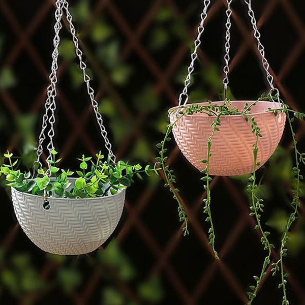planters & pots hanging basket rattan woven plastic flowerpot with chain houseplant planter
planters & pots hanging basket rattan woven plastic flowerpot with chain houseplant planter