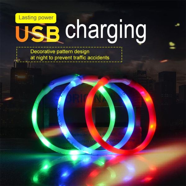 dog collars & leashes led collar light luminous adjustable usb charging anti-lost safety necklace glowing in night pet for cats
dog collars & leashes led collar light luminous adjustable usb charging anti-lost safety necklace glowing in night pet for cats