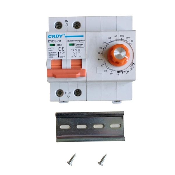 timers 240v 220v max 63a electric timer switch mechanical with 2p circuit breaker 1 times on / off time set range 1min-2h
timers 240v 220v max 63a electric timer switch mechanical with 2p circuit breaker 1 times on / off time set range 1min-2h