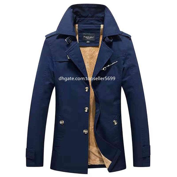 trench coats men's male pure color cotton long jackets fashion men upscale winter slim fit casual coat, Tan;black
trench coats men's male pure color cotton long jackets fashion men upscale winter slim fit casual coat, Tan;black
