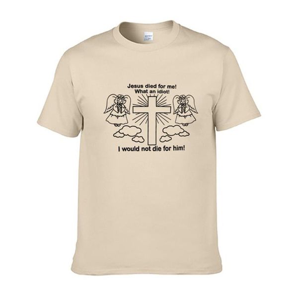 women's t-shirt jesus died for me what an idiot art women graphic grunge hipster fashion short sleeve 100% cotton tee tshirt, White
women's t-shirt jesus died for me what an idiot art women graphic grunge hipster fashion short sleeve 100% cotton tee tshirt, White