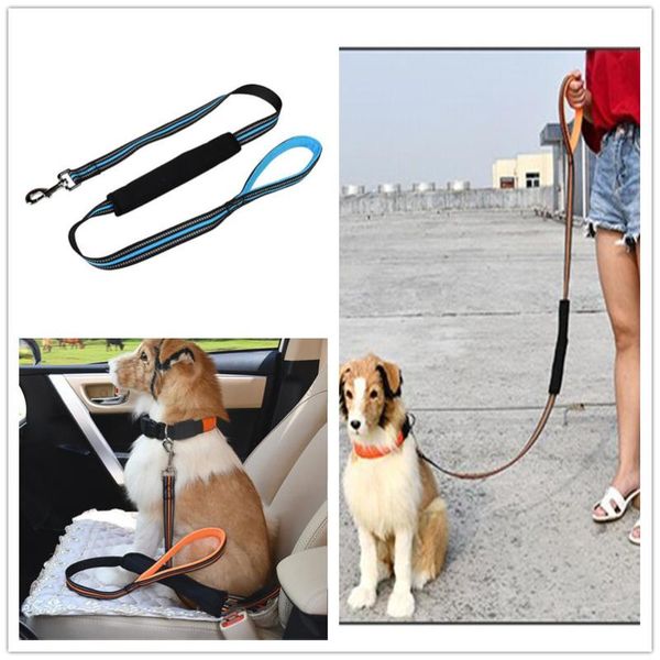 reflective pet leashes and seat belts two in one dog traction rope for medium large dogs nylon durable collars &
reflective pet leashes and seat belts two in one dog traction rope for medium large dogs nylon durable collars &