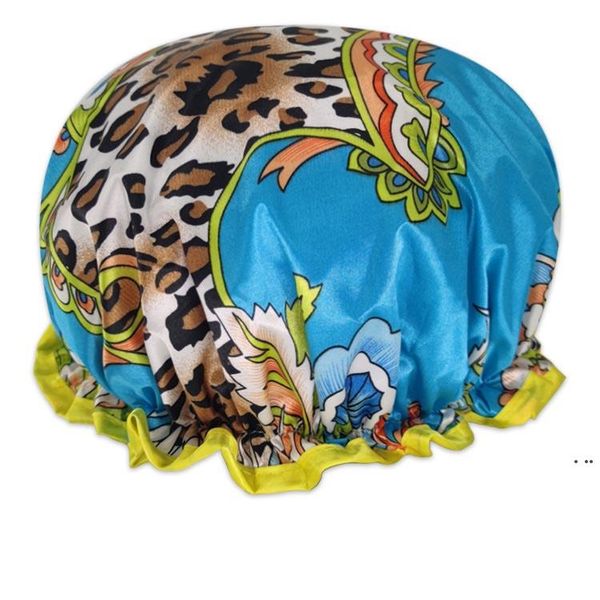 wide brimmed shower caps bath hat waterproof double layers satin fabric hair bonnets round fitted hats head wrap bathroom products hwe5891
wide brimmed shower caps bath hat waterproof double layers satin fabric hair bonnets round fitted hats head wrap bathroom products hwe5891