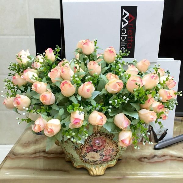 decorative flowers & wreaths rose simulation flower wedding handhold high grade silk home decoration
decorative flowers & wreaths rose simulation flower wedding handhold high grade silk home decoration