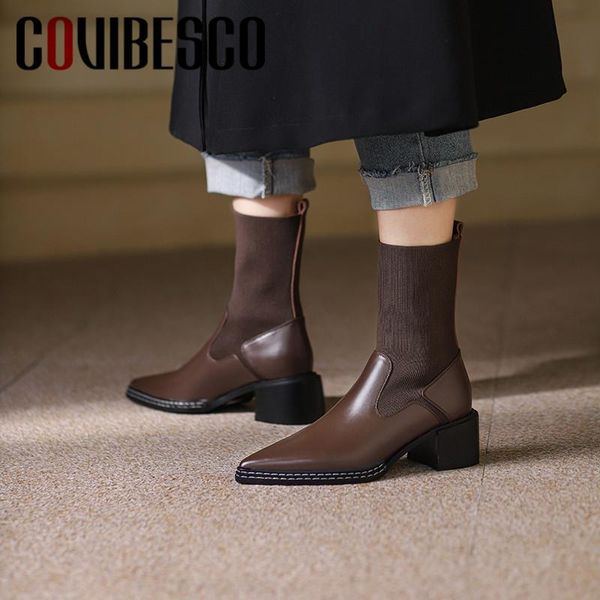 boots covibesco 2021woman mid-calf spring summer genuine leather casual shoes knitting boot classic women, Black
boots covibesco 2021woman mid-calf spring summer genuine leather casual shoes knitting boot classic women, Black