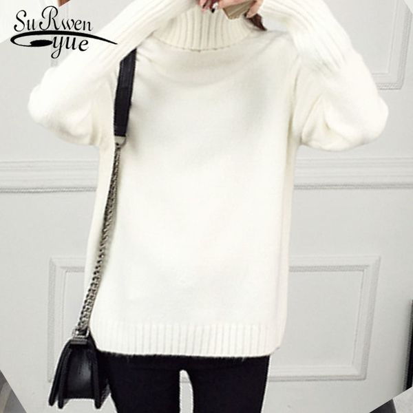 autumn/winter women sweaters computer knitted long sleeve soft casual turtleneck clothing 5232 50 210508, White;black
autumn/winter women sweaters computer knitted long sleeve soft casual turtleneck clothing 5232 50 210508, White;black