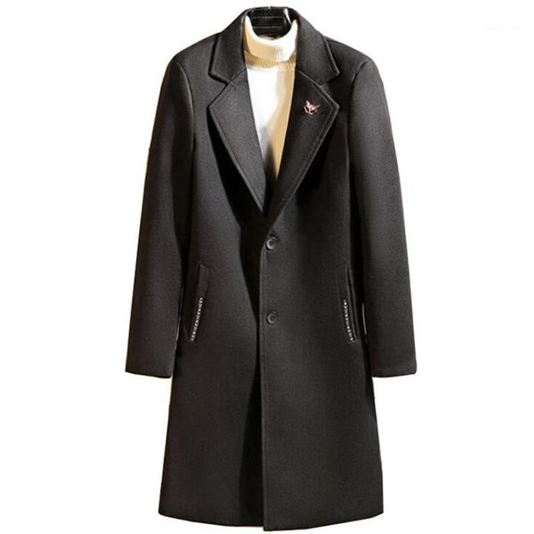men's trench coats 2021 spring winter wool blends business casual woolen coat slim fit long jacket windbreaker, Tan;black
men's trench coats 2021 spring winter wool blends business casual woolen coat slim fit long jacket windbreaker, Tan;black