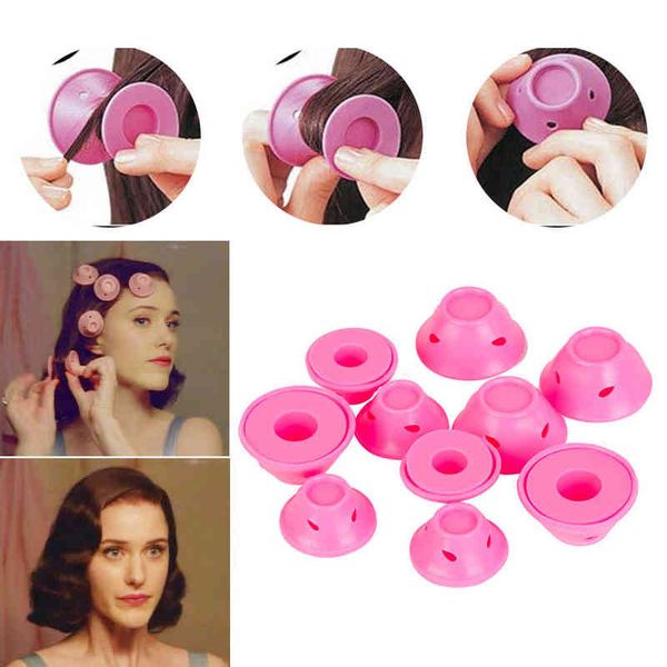 hair curler 10pcs / set magic care rollers for sleep without heat soft rubber silicone diy styling tool 220304
hair curler 10pcs / set magic care rollers for sleep without heat soft rubber silicone diy styling tool 220304