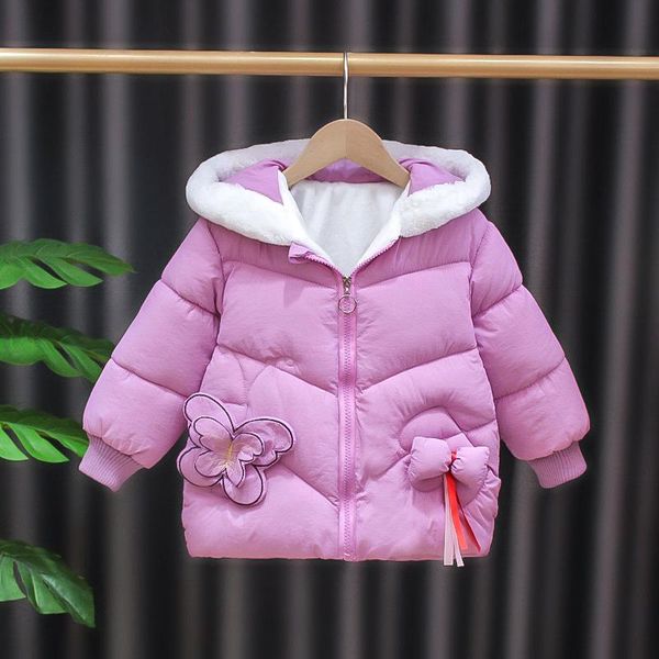 down coat kids girls hooded winter thickened cartoon butterfly padded jacket for toddler children, Blue;gray
down coat kids girls hooded winter thickened cartoon butterfly padded jacket for toddler children, Blue;gray
