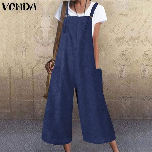women's jumpsuits & rompers women summer vonda sleeveless denim wide leg casual loose plus size solid color long overalls, Black;white
women's jumpsuits & rompers women summer vonda sleeveless denim wide leg casual loose plus size solid color long overalls, Black;white