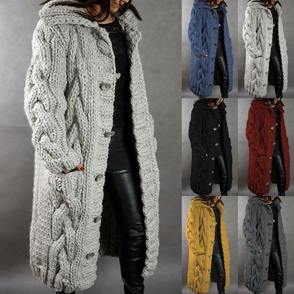 women's knits & tees 2021 fashion women sweaters winter hooded long cardigans casual loose sweater female autumn single breasted puff c, White
women's knits & tees 2021 fashion women sweaters winter hooded long cardigans casual loose sweater female autumn single breasted puff c, White