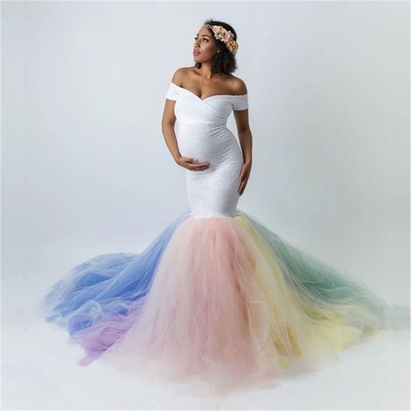 rainbow tutu dresses maternity pography props pregnancy fishtail for po shoot maxi 210922, White
rainbow tutu dresses maternity pography props pregnancy fishtail for po shoot maxi 210922, White