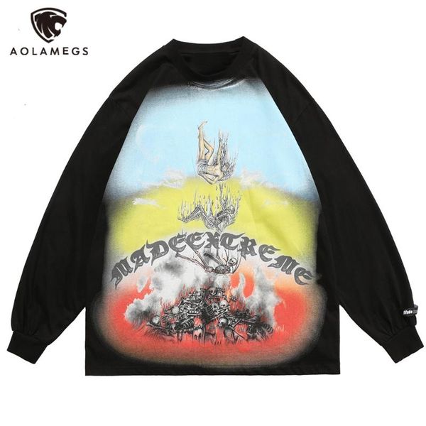 men's hoodies & sweatshirts aolamegs sweatshirt men gothic flame skeleton print thin pullover couple casual oversized long sleeve tee h, Black
men's hoodies & sweatshirts aolamegs sweatshirt men gothic flame skeleton print thin pullover couple casual oversized long sleeve tee h, Black