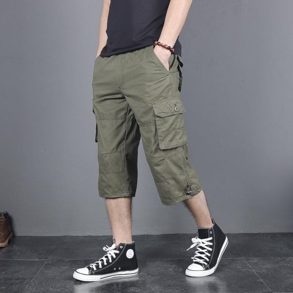 summer casual shorts men cotton cargo with big pocket loose baggy hip hop bermuda military male clothing men's pants, Black
summer casual shorts men cotton cargo with big pocket loose baggy hip hop bermuda military male clothing men's pants, Black