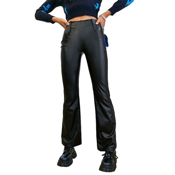 women's leggings women autumn polyester loose pants solid color elastic tummy control high-waist leather trousers for girls black
women's leggings women autumn polyester loose pants solid color elastic tummy control high-waist leather trousers for girls black