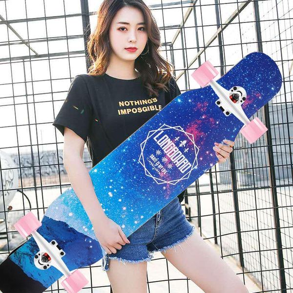 skateboarding youth dance board four-wheel skateboard 107cm/42in longboard 7in aluminium truck steel bearing long for beginnner
skateboarding youth dance board four-wheel skateboard 107cm/42in longboard 7in aluminium truck steel bearing long for beginnner