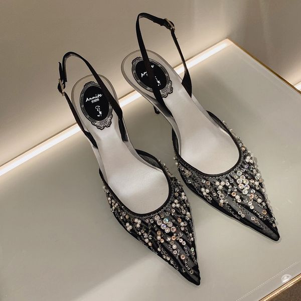 slippers 2021 summer female high-heeled stilettos pointed bridal wedding sandals banquet dress and slippers mmpf, Black
slippers 2021 summer female high-heeled stilettos pointed bridal wedding sandals banquet dress and slippers mmpf, Black