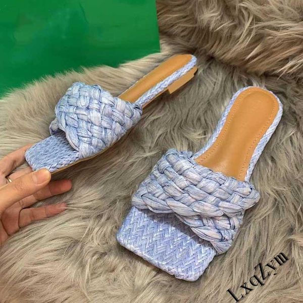 slippers 2021 fashion summer women weave slides ladies mules square toe flat beach casual shoes woman sandalias mujer, Black
slippers 2021 fashion summer women weave slides ladies mules square toe flat beach casual shoes woman sandalias mujer, Black