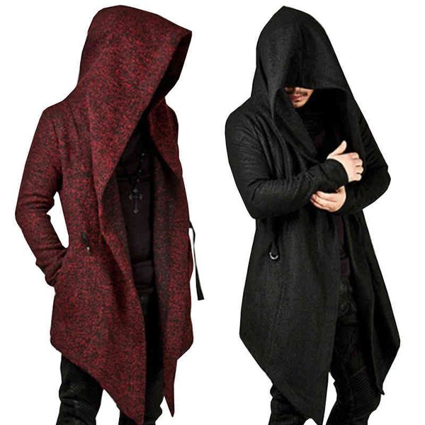 steampunk men gothic male hooded irregular red black trench vintage mens outerwear cloak fashion trench coat men x9105, Black;gray
steampunk men gothic male hooded irregular red black trench vintage mens outerwear cloak fashion trench coat men x9105, Black;gray