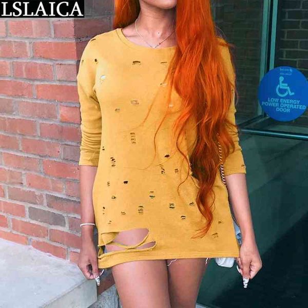 fashion dresses women long sleeve o neck solid mini hole female autumn high street vestidos de mujer 210520, Black;gray
fashion dresses women long sleeve o neck solid mini hole female autumn high street vestidos de mujer 210520, Black;gray