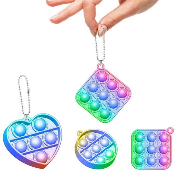mini push pops bubble sensory toy keychain autism squishy stress reliever toys for kids relief funny pop-it fidget toys
mini push pops bubble sensory toy keychain autism squishy stress reliever toys for kids relief funny pop-it fidget toys