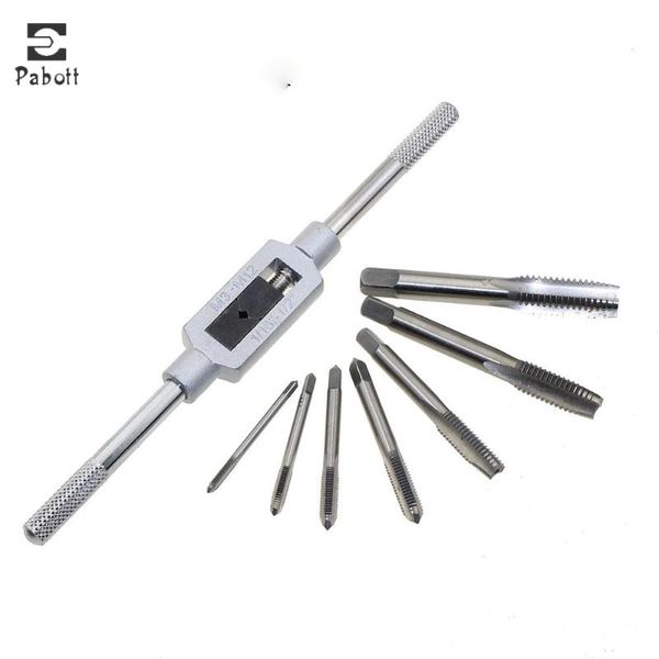 hand tools 8pcs thread metric machine screw plug taps set m3 m4 m5 m6 m8 m10 m12 with adjustable tap wrench 1/16-1/2''
hand tools 8pcs thread metric machine screw plug taps set m3 m4 m5 m6 m8 m10 m12 with adjustable tap wrench 1/16-1/2''