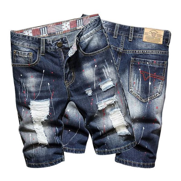 cross border 2021 men's jeans breeches nostalgic blue capris european and american fashion brand holed shorts men
cross border 2021 men's jeans breeches nostalgic blue capris european and american fashion brand holed shorts men