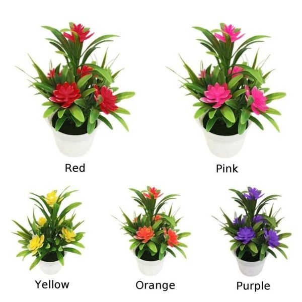 decorative flowers & wreaths 1pcs 5 small lotus artificial with pot simulation bonsai fake plants ornament for home desktop
decorative flowers & wreaths 1pcs 5 small lotus artificial with pot simulation bonsai fake plants ornament for home desktop