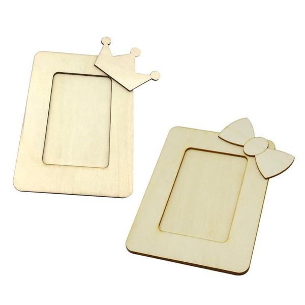 frames 2 pcs diy painting simple pe frame wooden decor for home el store (bow-knot, crown style, 1 each)
frames 2 pcs diy painting simple pe frame wooden decor for home el store (bow-knot, crown style, 1 each)