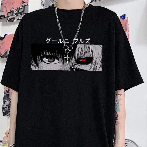 women's t-shirt 2021 summer men's japanese anime punk tokyo ghoul kaneki ken loose ladies cartoon street wear, White
women's t-shirt 2021 summer men's japanese anime punk tokyo ghoul kaneki ken loose ladies cartoon street wear, White