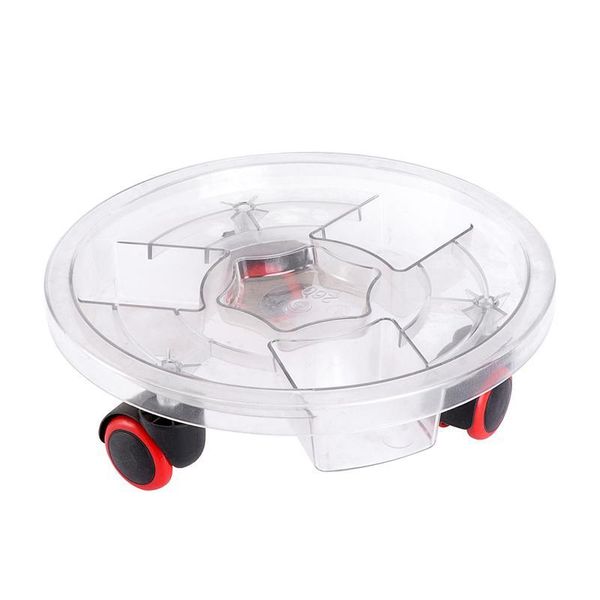 1pc transparent round flower pot base removable wheel stand for home planters & pots
1pc transparent round flower pot base removable wheel stand for home planters & pots