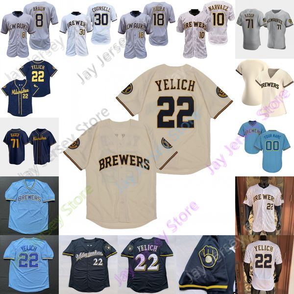 2021 baseball jersey j. p. feyereisen adrian houser josh lindblom freddy peralta drew rasmussen suter wahl williams yardley yount cooper mo, Blue;black
2021 baseball jersey j. p. feyereisen adrian houser josh lindblom freddy peralta drew rasmussen suter wahl williams yardley yount cooper mo, Blue;black