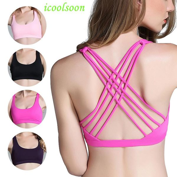gym clothing cross-back sports bra underwea without steel ring yoga running vest quick dry -proof large size bralette crop top, White;black
gym clothing cross-back sports bra underwea without steel ring yoga running vest quick dry -proof large size bralette crop top, White;black