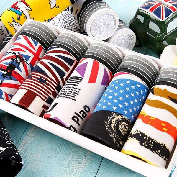 underpants the 5pcs men underwear anime cartoon trendy breathable cute boxer briefs, Black;white
underpants the 5pcs men underwear anime cartoon trendy breathable cute boxer briefs, Black;white