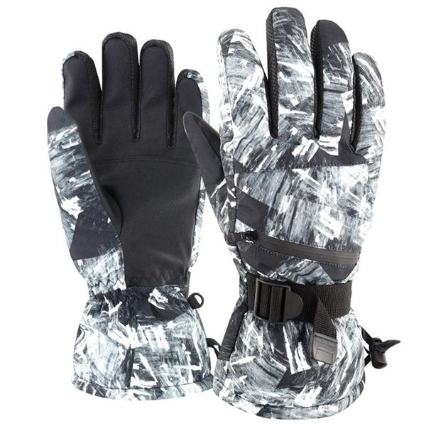 mens ski gloves, multi-functional snowboard gloves buckle press screen waterproof winter cycling, Black
mens ski gloves, multi-functional snowboard gloves buckle press screen waterproof winter cycling, Black
